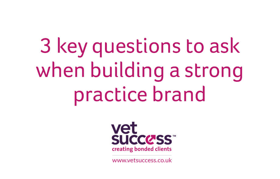 3 key questions to ask when building a strong vet practice brand